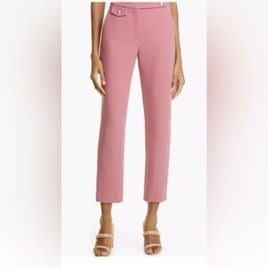NWT VERONICA BEARD Sz 16 Renzo  Rose Wine Women’s Trousers Cropped Pants  $398.